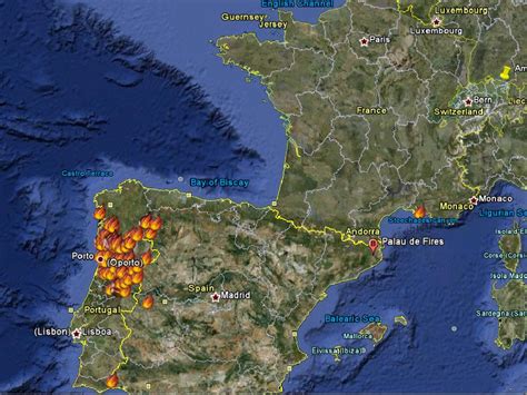 procuro mapa dos incêndios em portugal 2021